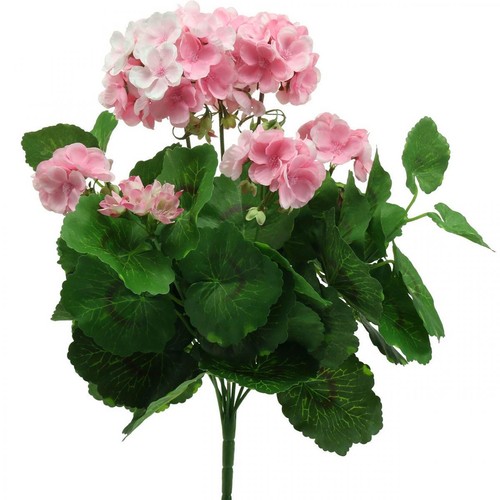 Geranie kunstblume rosa - geranie,
