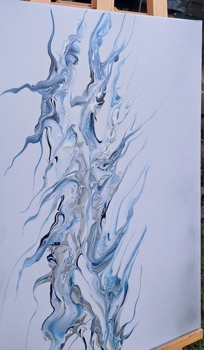 Acrylbild abstrakt - acrylbild,