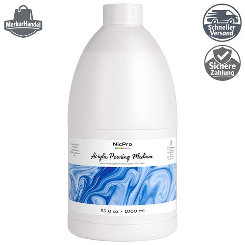 Pouring medium 1000ml acryl - medium,